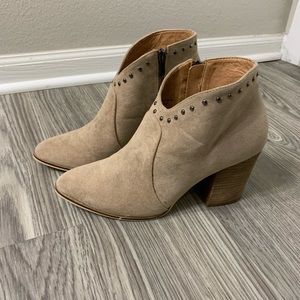 Studded Western Booties